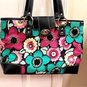 Stunning RARE Y2K Isabella Fiore Sonic Bloom handbag